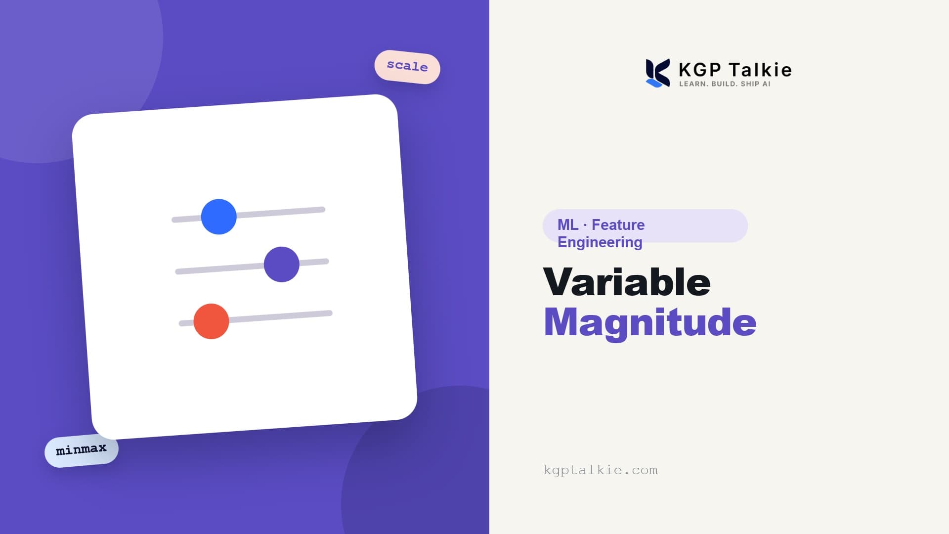 Feature Engineering: Variable Magnitude