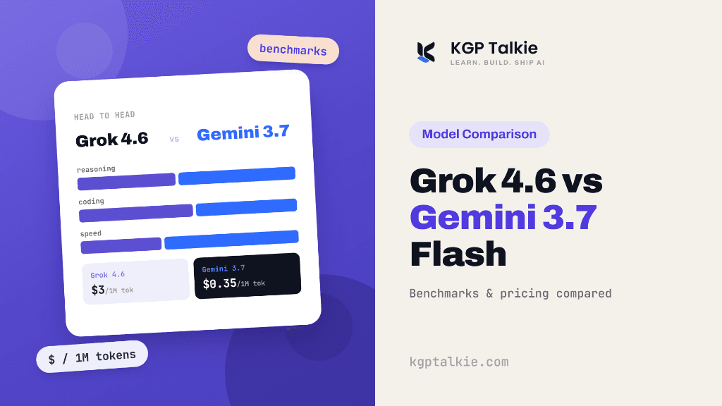 Grok 4.6 vs Gemini 3.7 Flash: Benchmarks, Pricing, and Which One to Use