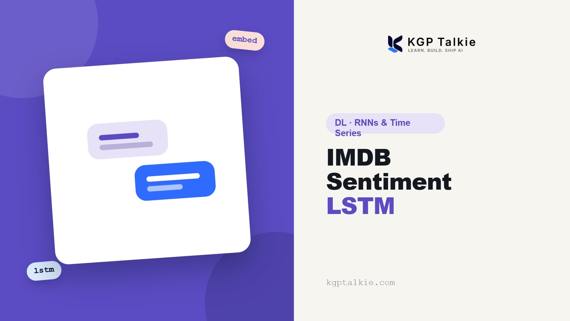 IMDB Sentiment Classification with LSTM
