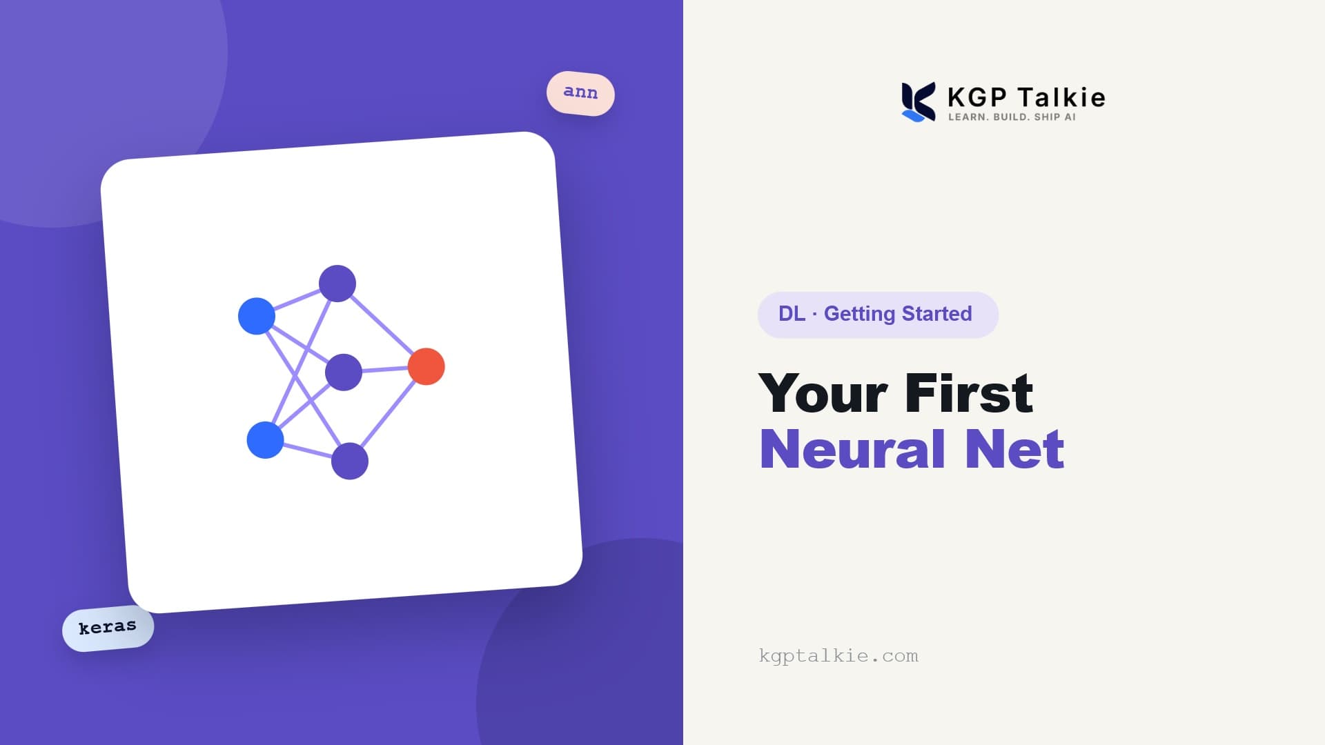 Building Your First ANN with TensorFlow 2.0