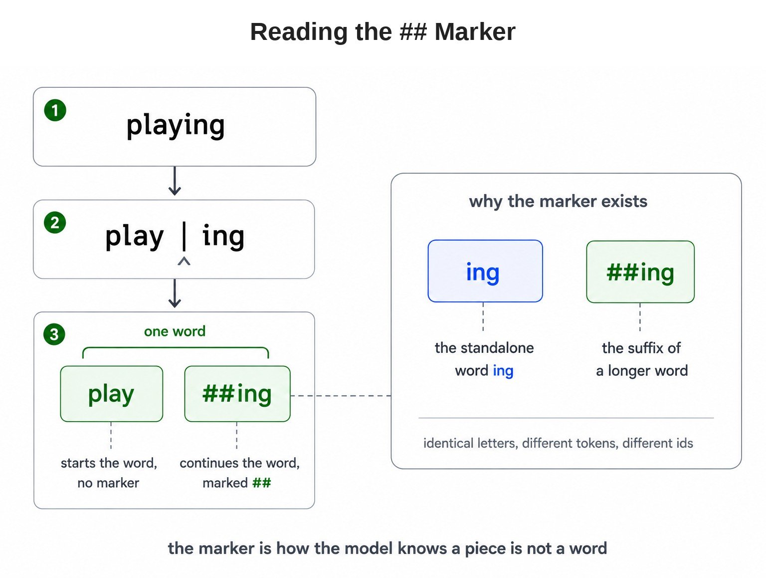 Reading the ## Marker