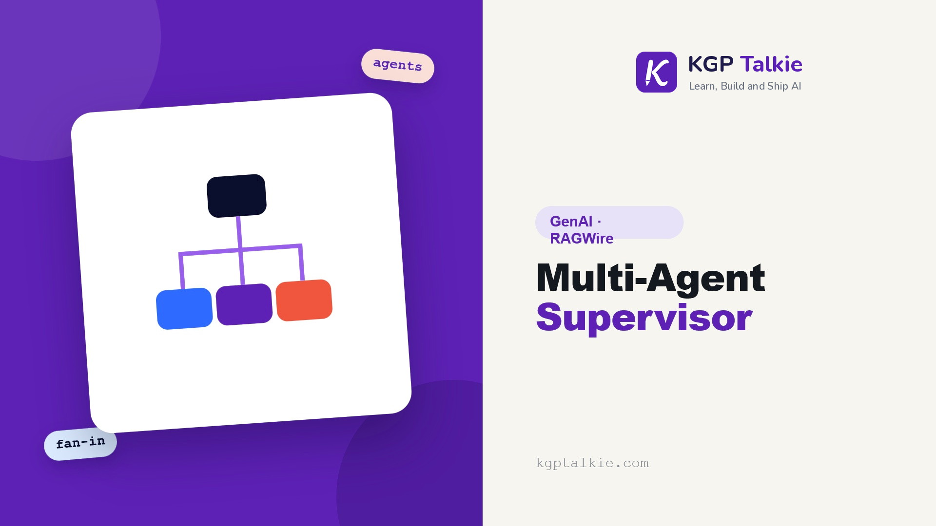 Multi-Agent Supervisor with MS Agent Framework - KGP Talkie